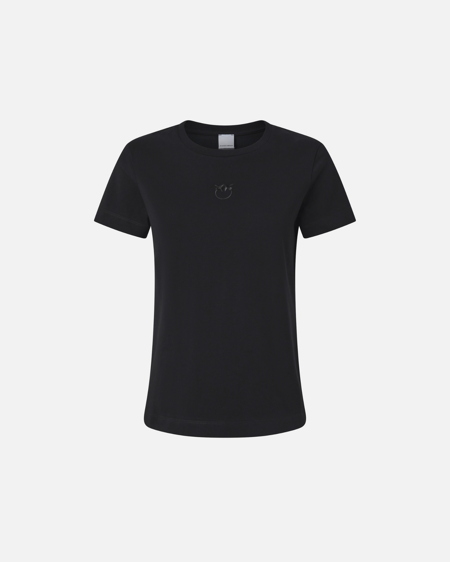 PINKO - T-shirt maniche corte logo ricamato