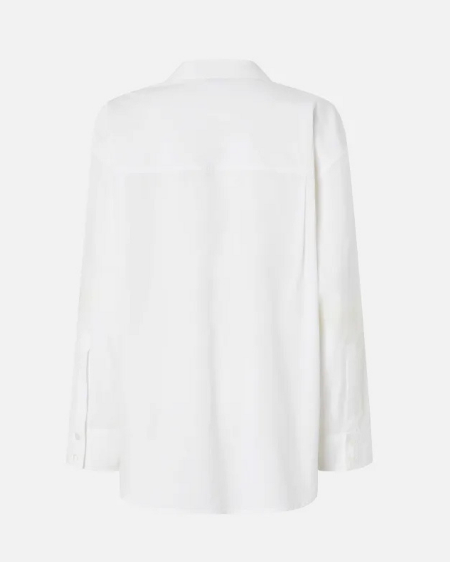 PINKO - Camicia bianca scollo a V con strass