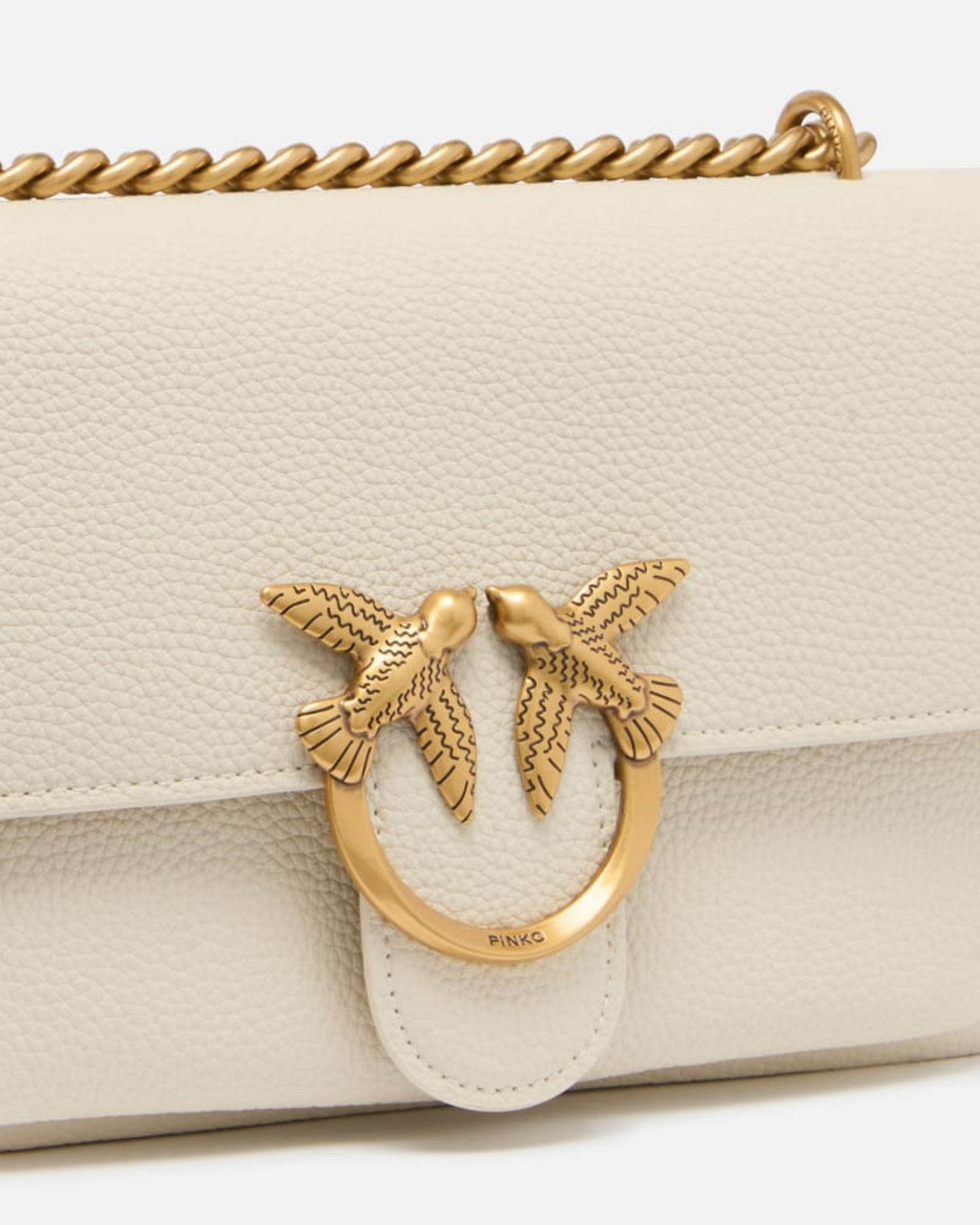 PINKO - Borsa piccola a tracolla Love Bag in pelle morbida