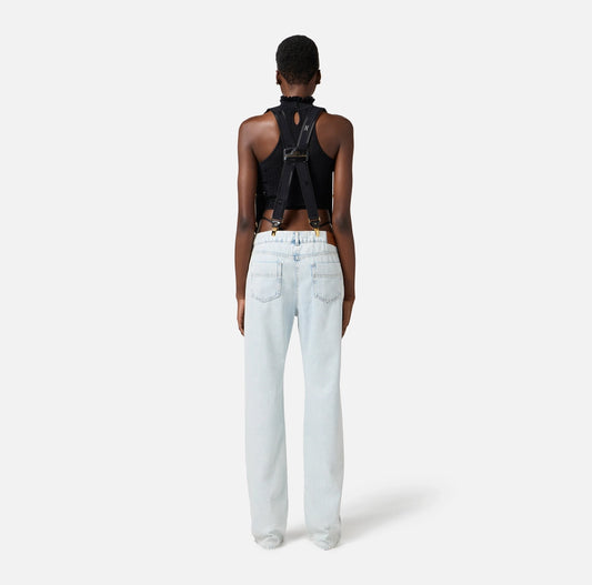 Pantaloni in denim di cotone