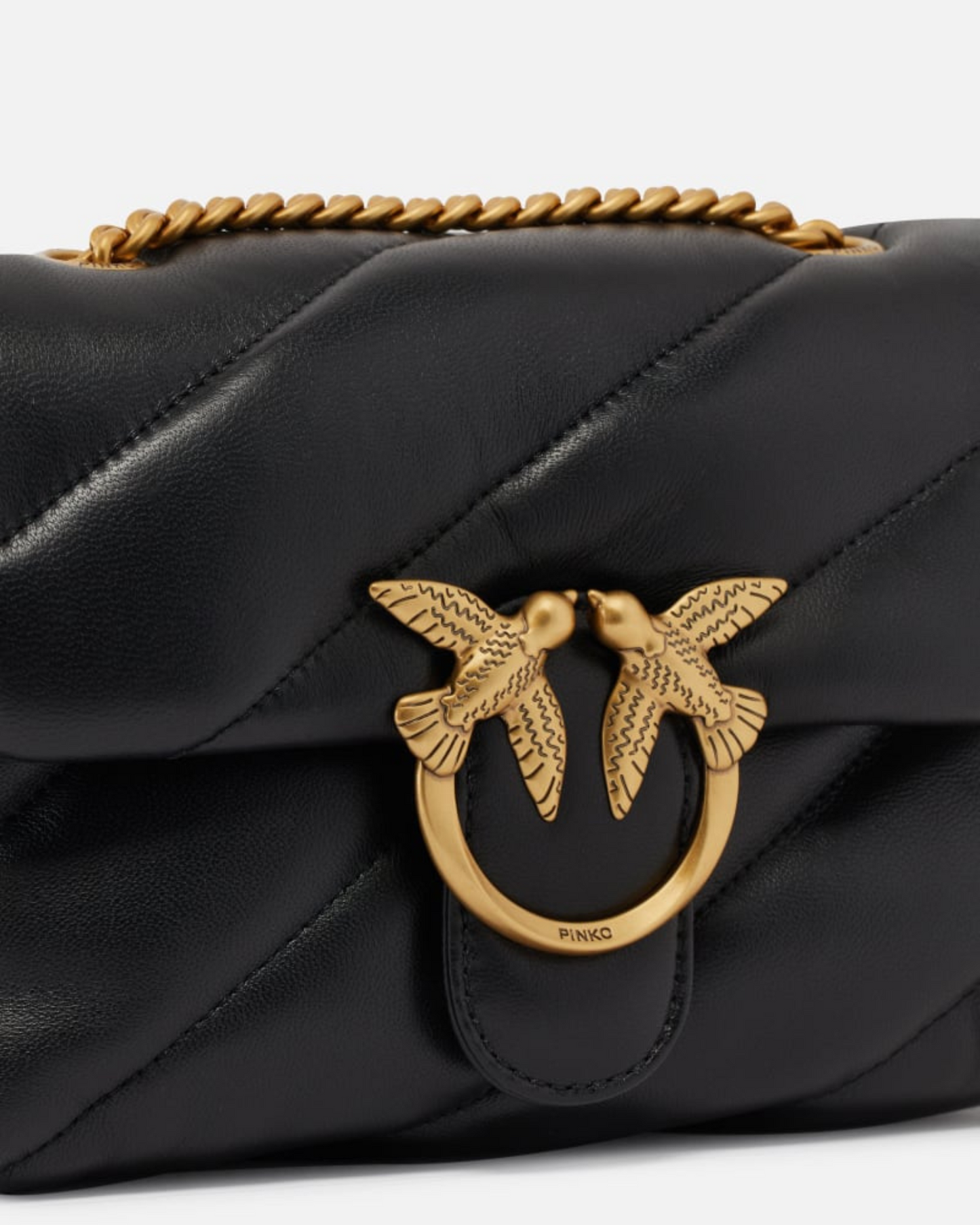 PINKO - Mini borsa a tracolla Love Bag Puff nappa trapuntata