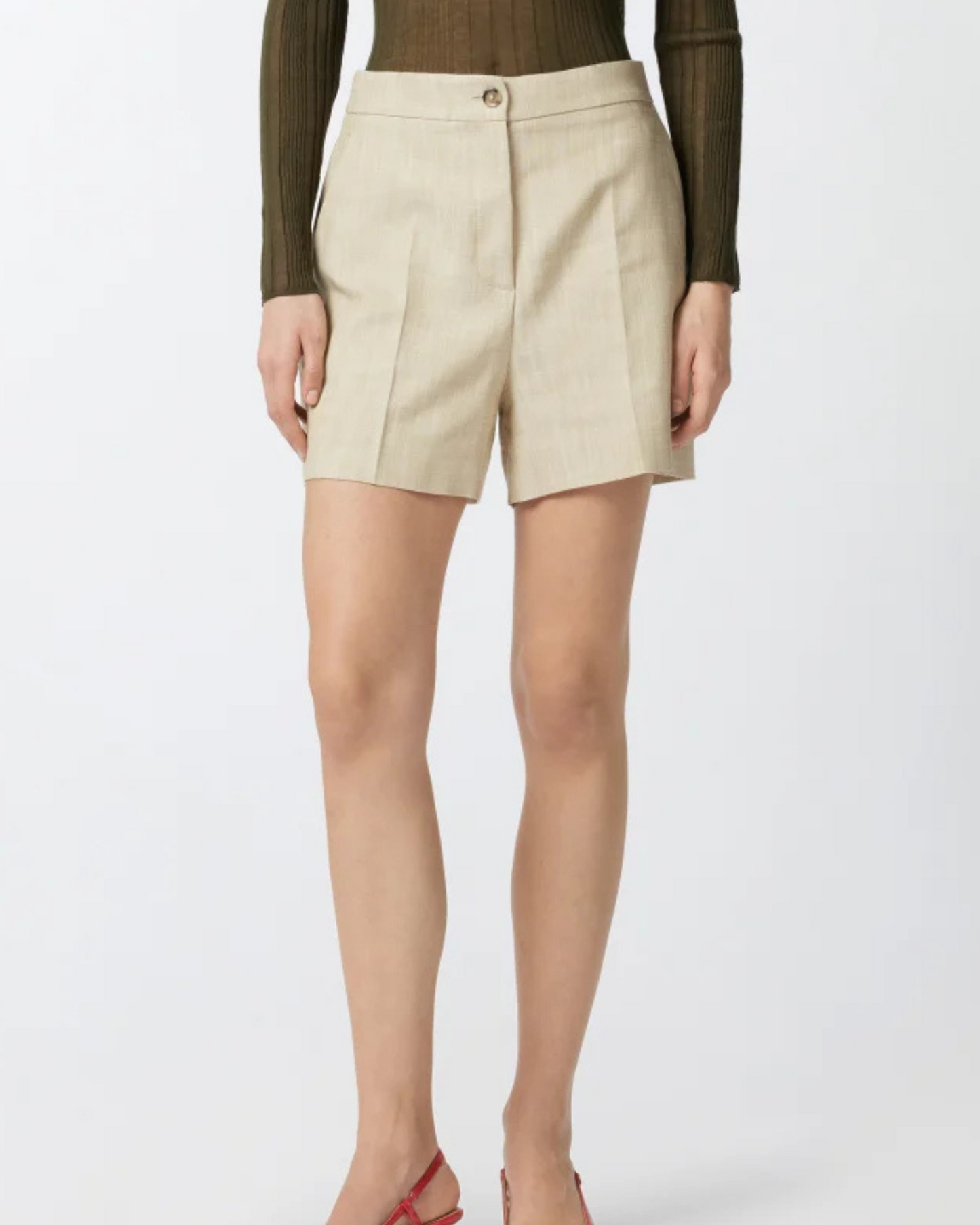 PINKO - Shorts eleganti con tasche sui fianchi