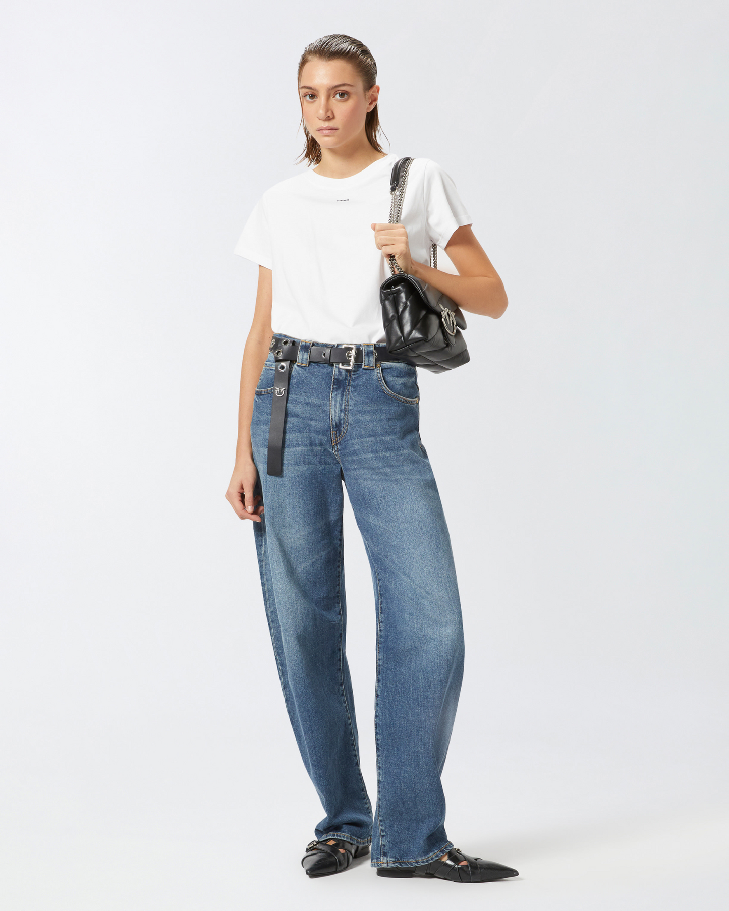 PINKO - T-shirt mini logo