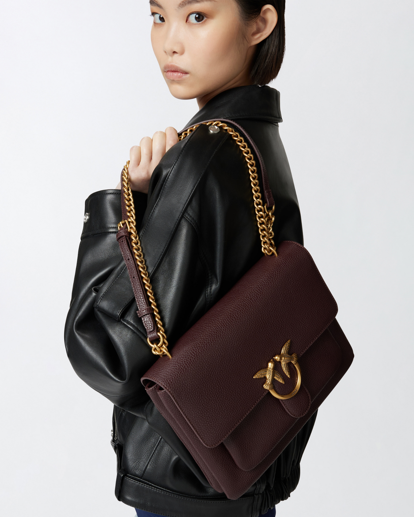 PINKO - Borsa grande Love Bag morbida a tracolla