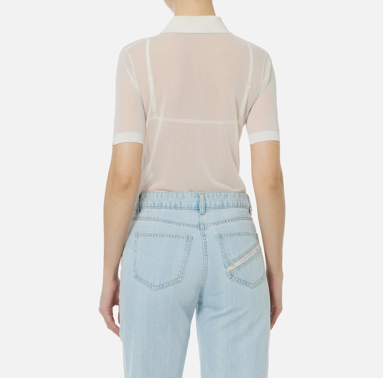 Polo in nylon con reggiseno