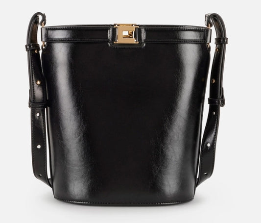 Borsa a Secchiello effetto pelle