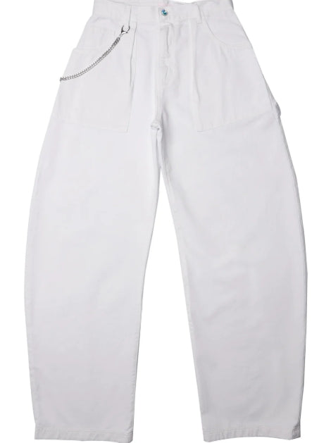 Denim bianco in cotone