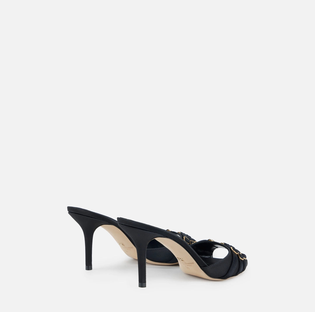 Mules in pelle