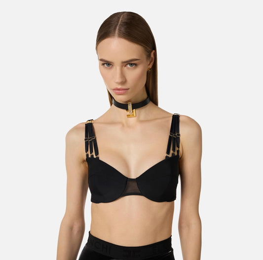 Choker con logo gioiello