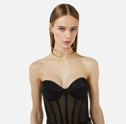 Collana in metallo dorato