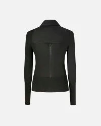 Maglia con scollo sciallato