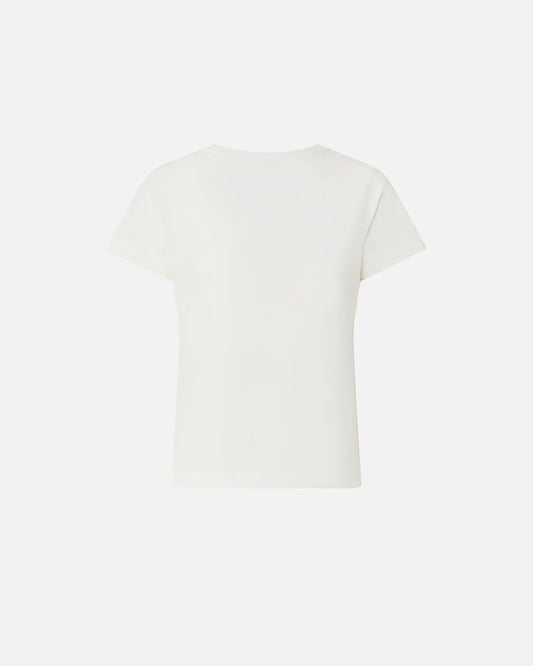 T-shirt con logo PINKO white