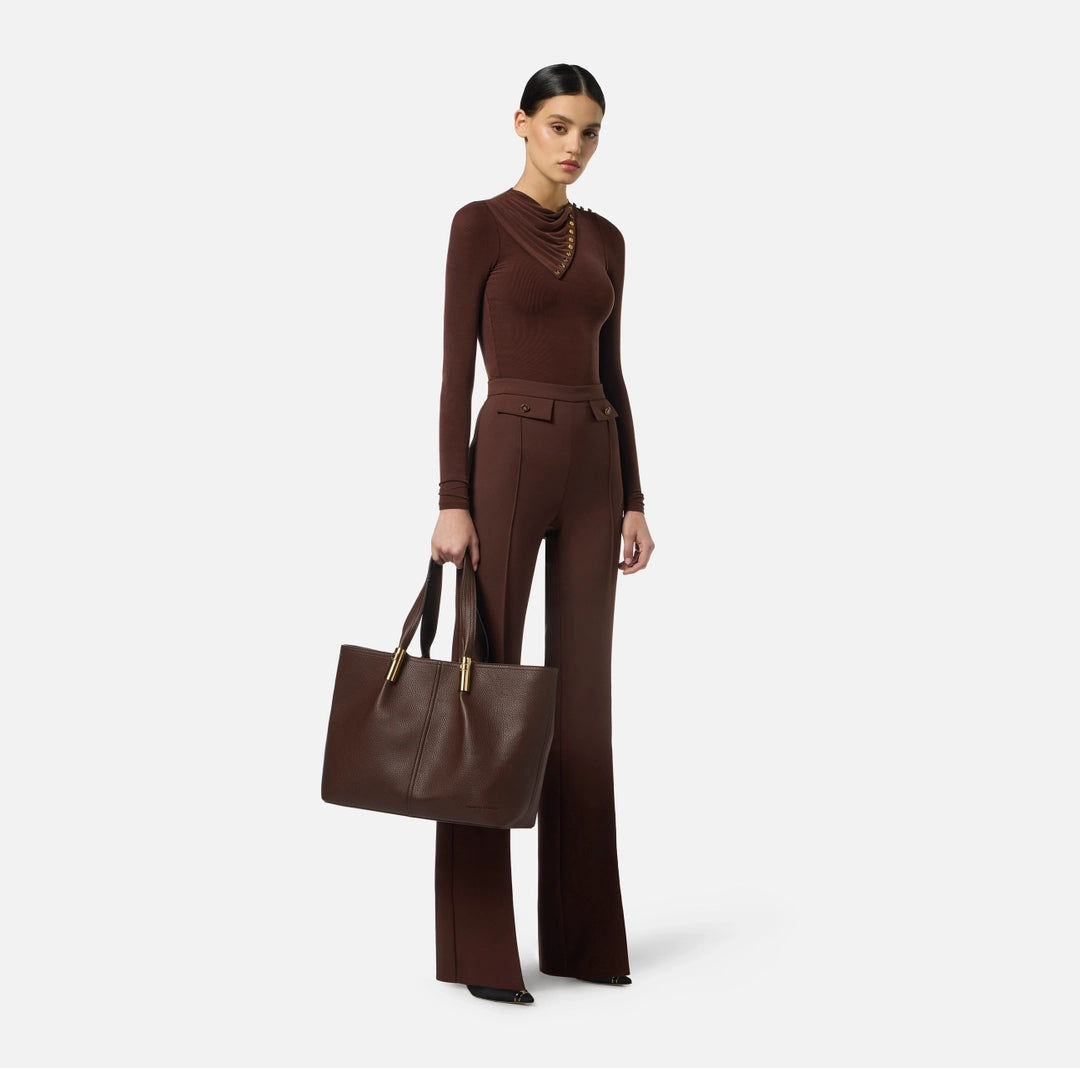 Pantaloni in doppio crepe