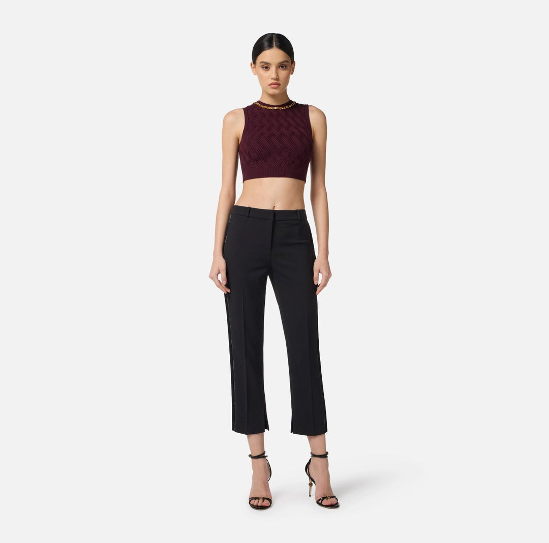 Pantaloni in crepe