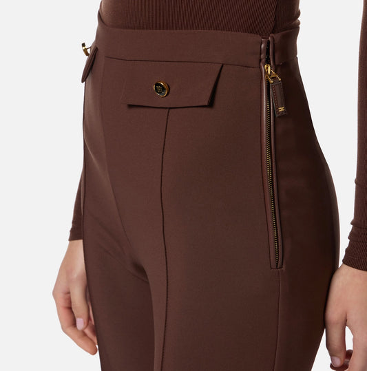 Pantaloni in doppio crepe