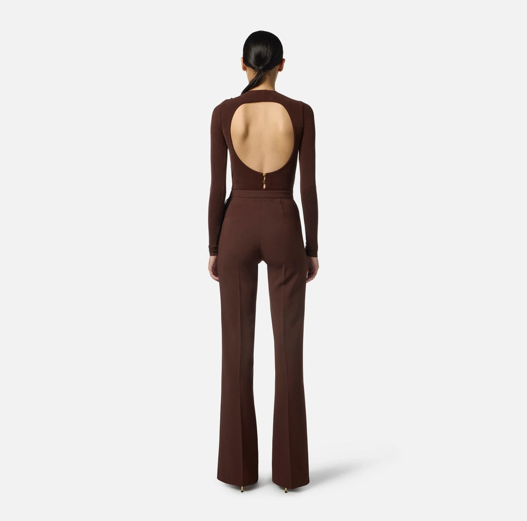 Pantaloni in doppio crepe
