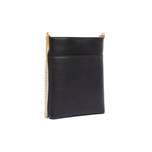 Bustina piatta a spalla piccola in pelle