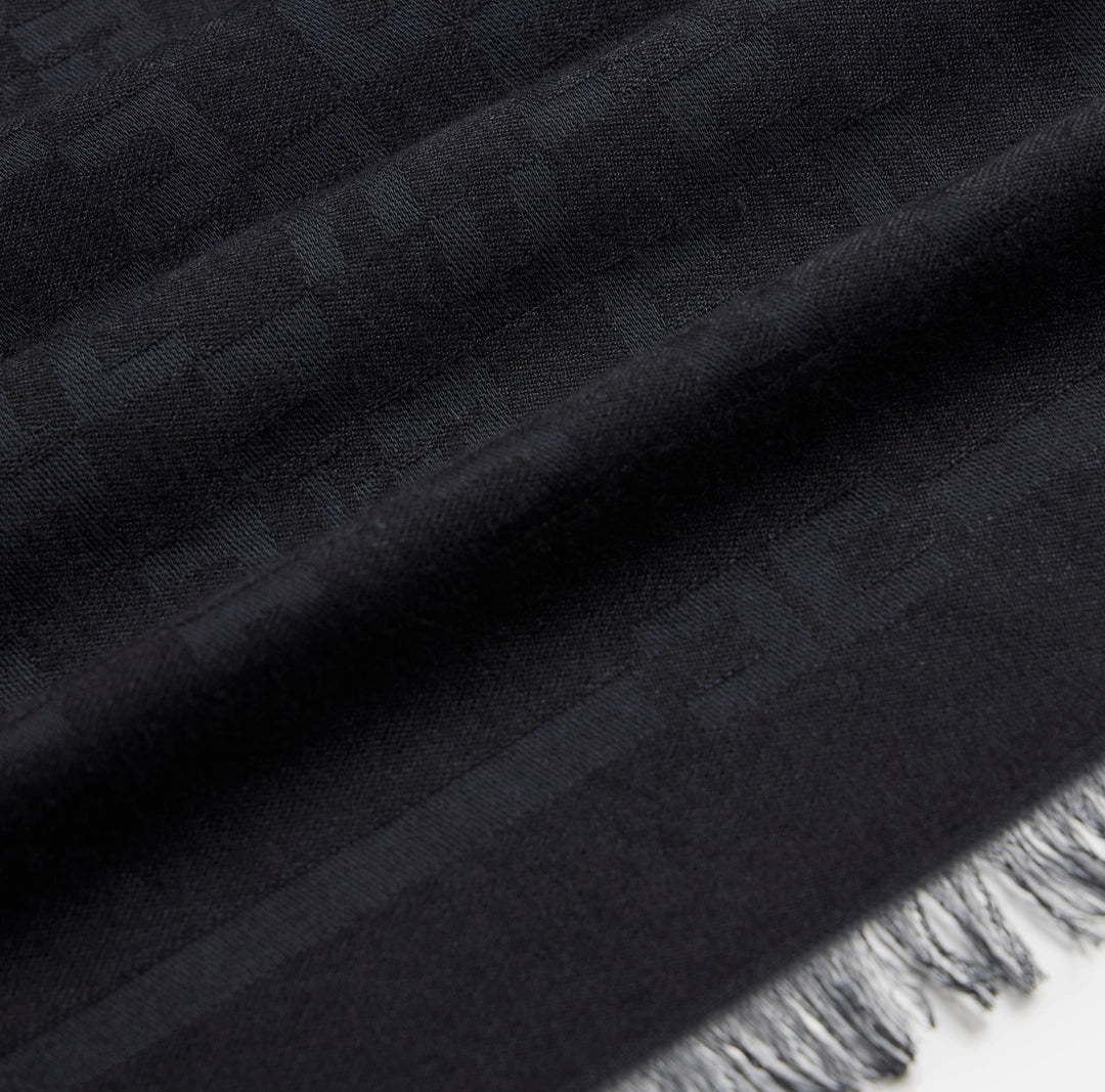 Sciarpa con pattern logo