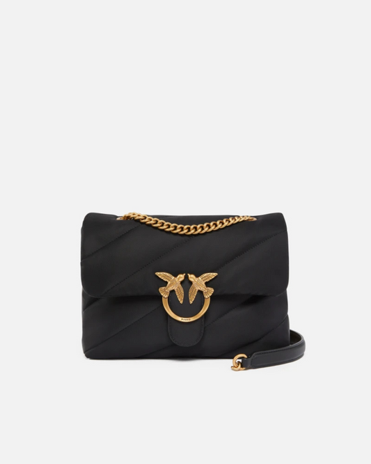 Pinko - Borsa a tracolla Love Bag tessuto riciclato trapuntato