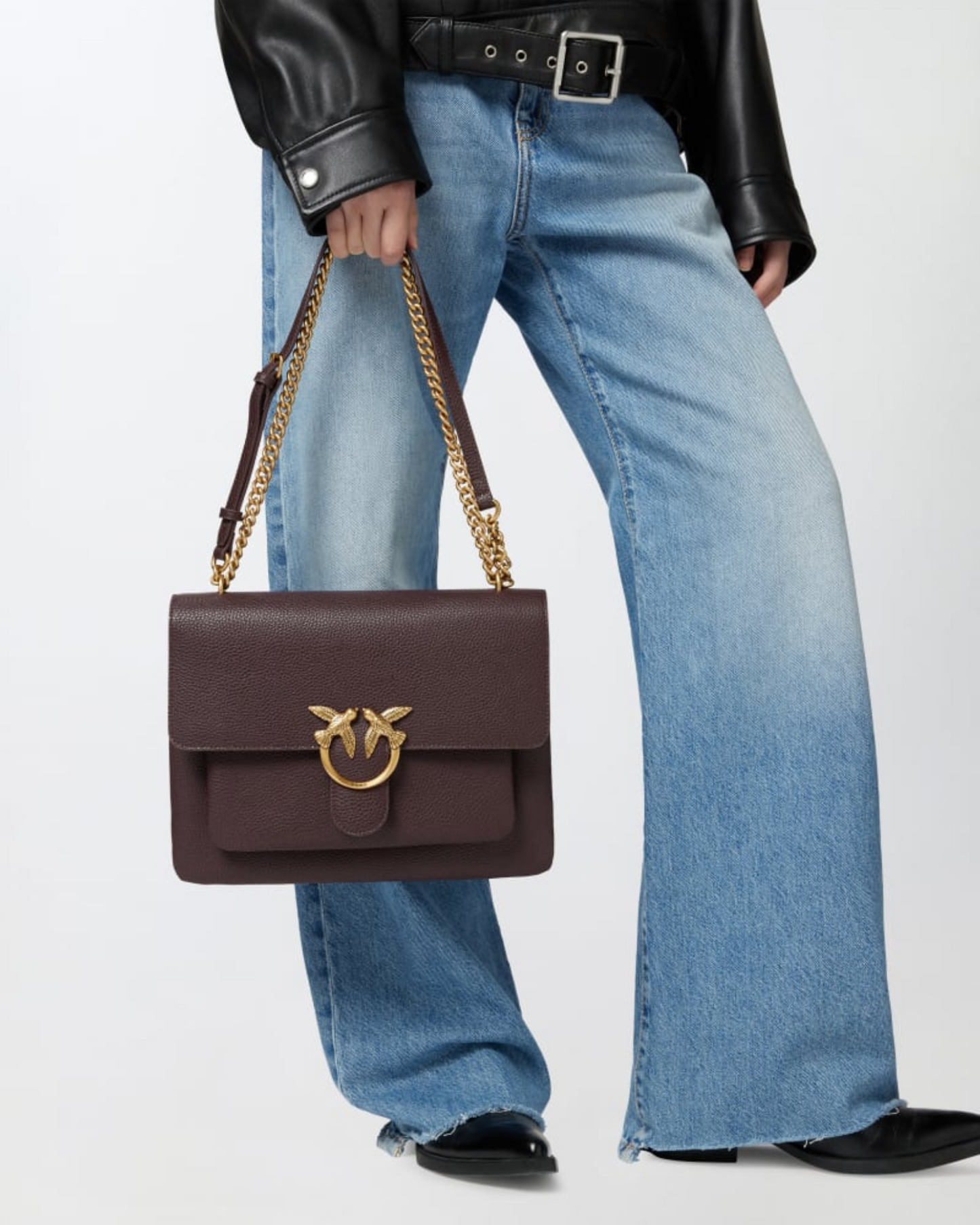 PINKO - Borsa grande Love Bag morbida a tracolla