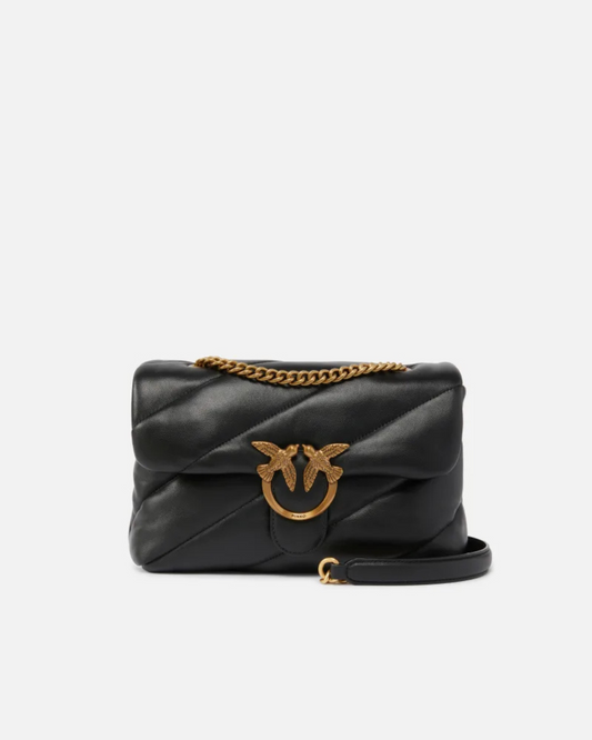 PINKO - Borsa a tracolla nappa trapuntata Love Bag Puff con catena