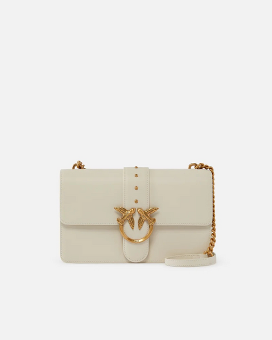 PINKO - Borsa con tracolla rimovibile icona Love Bag in pelle
