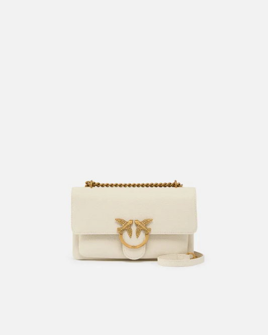 PINKO - Borsa piccola a tracolla Love Bag in pelle morbida