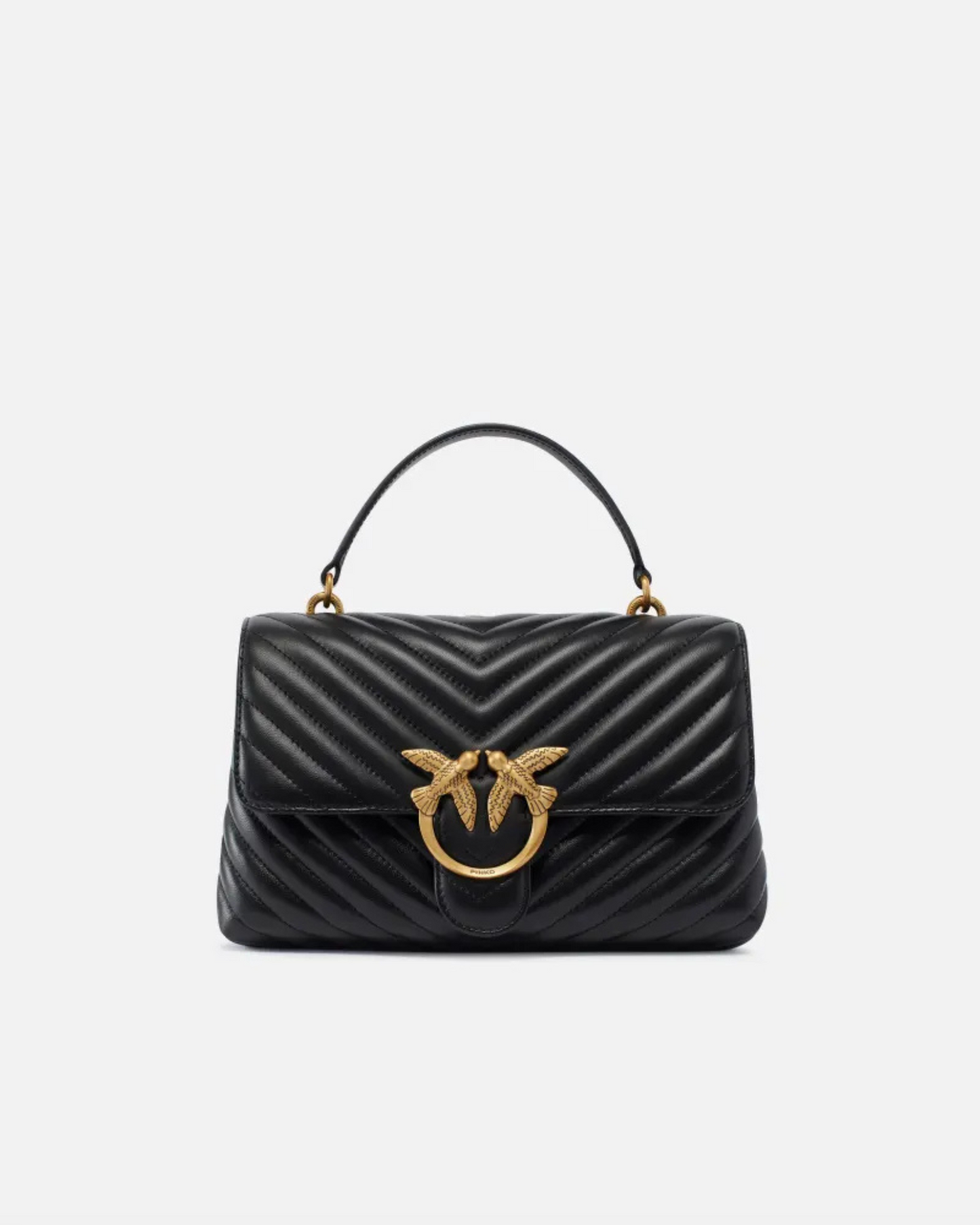 PINKO - Borsa a mano e tracolla Love Bag Puff nappa chevron