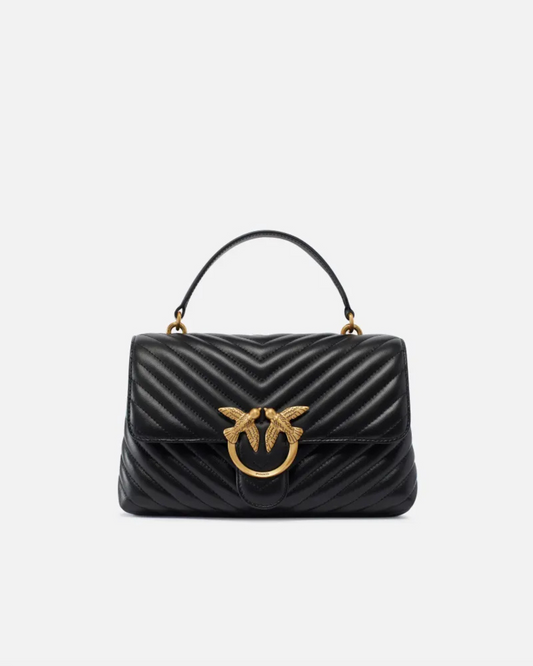 PINKO - Borsa a mano e tracolla Love Bag Puff nappa chevron