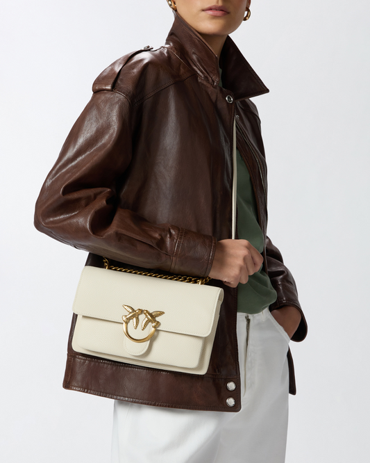 Pinko - Borsa piccola a tracolla Love Bag in pelle morbida