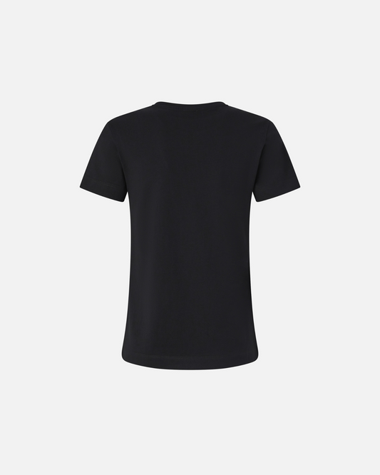 PINKO - T-shirt maniche corte logo ricamato