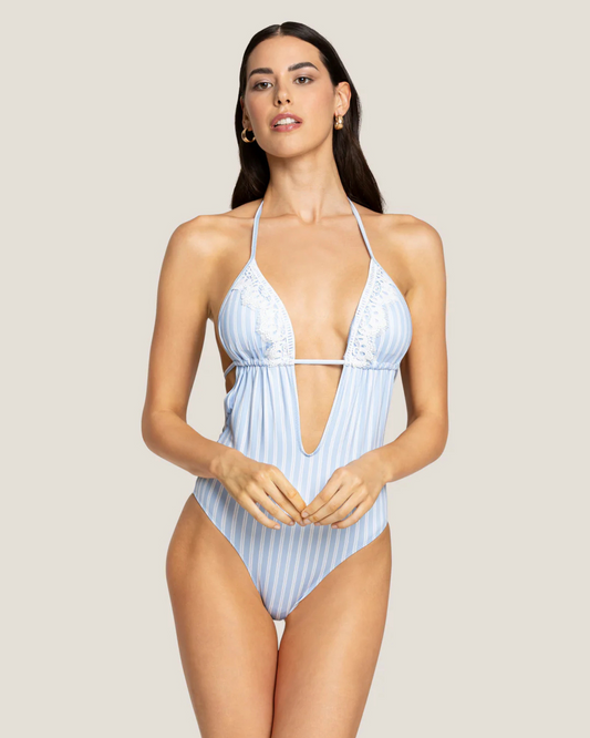 4GIVENESS - Costume Intero balza vertical lines