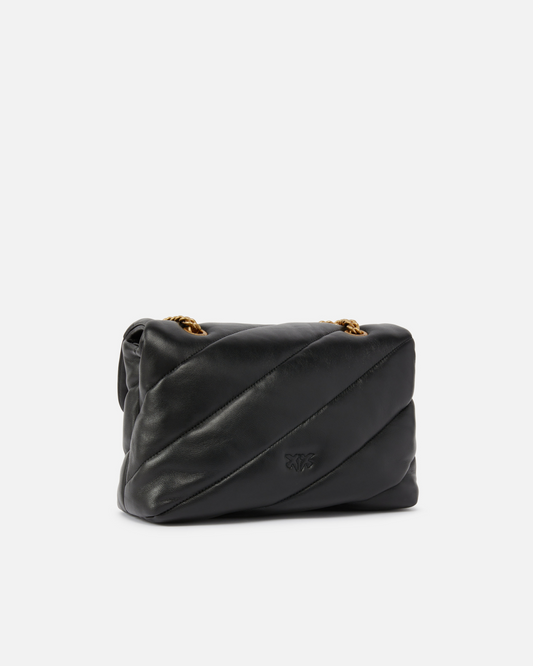 PINKO - Borsa a tracolla nappa trapuntata Love Bag Puff con catena