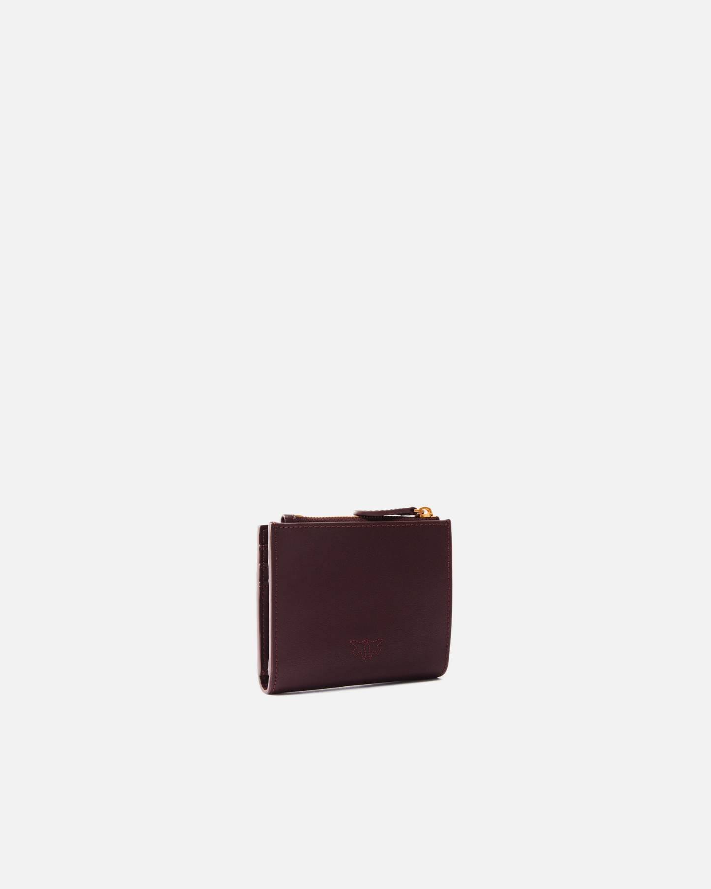 Pinko - Portafoglio piccolo in pelle liscia con logo