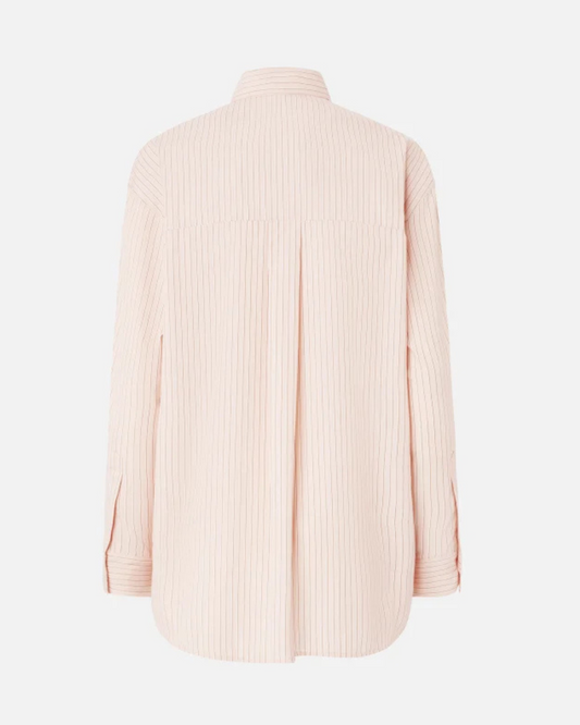 PINKO - Camicia oversize in popeline a righe