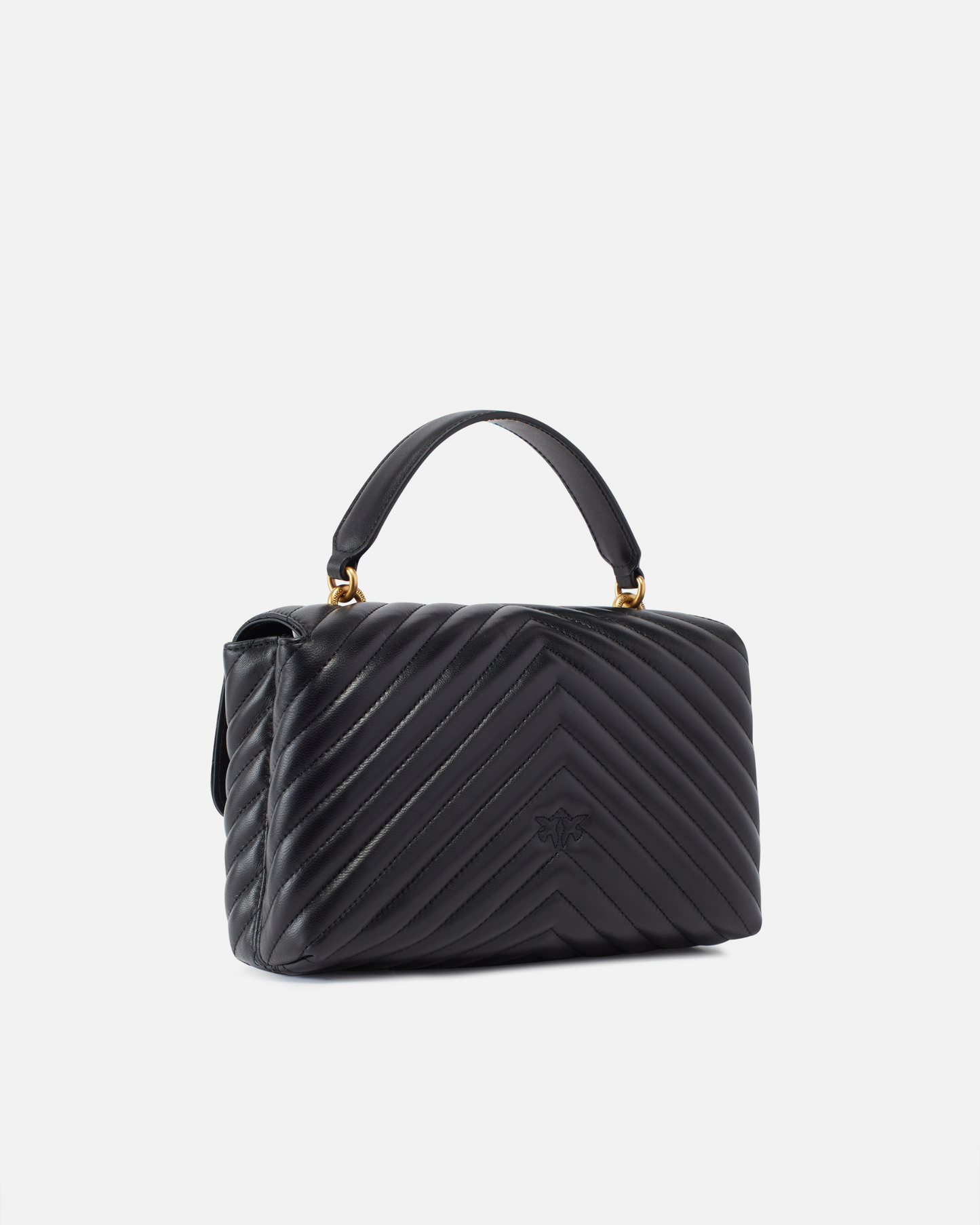 PINKO - Borsa a mano e tracolla Love Bag Puff nappa chevron