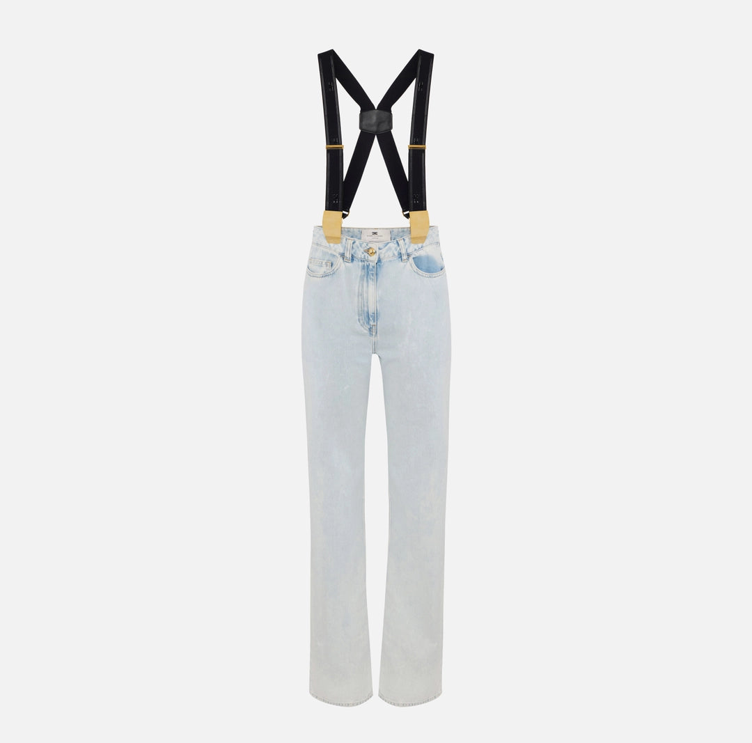 Pantaloni in denim di cotone