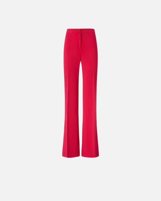 Pantaloni eleganti svasati in cady tecnico