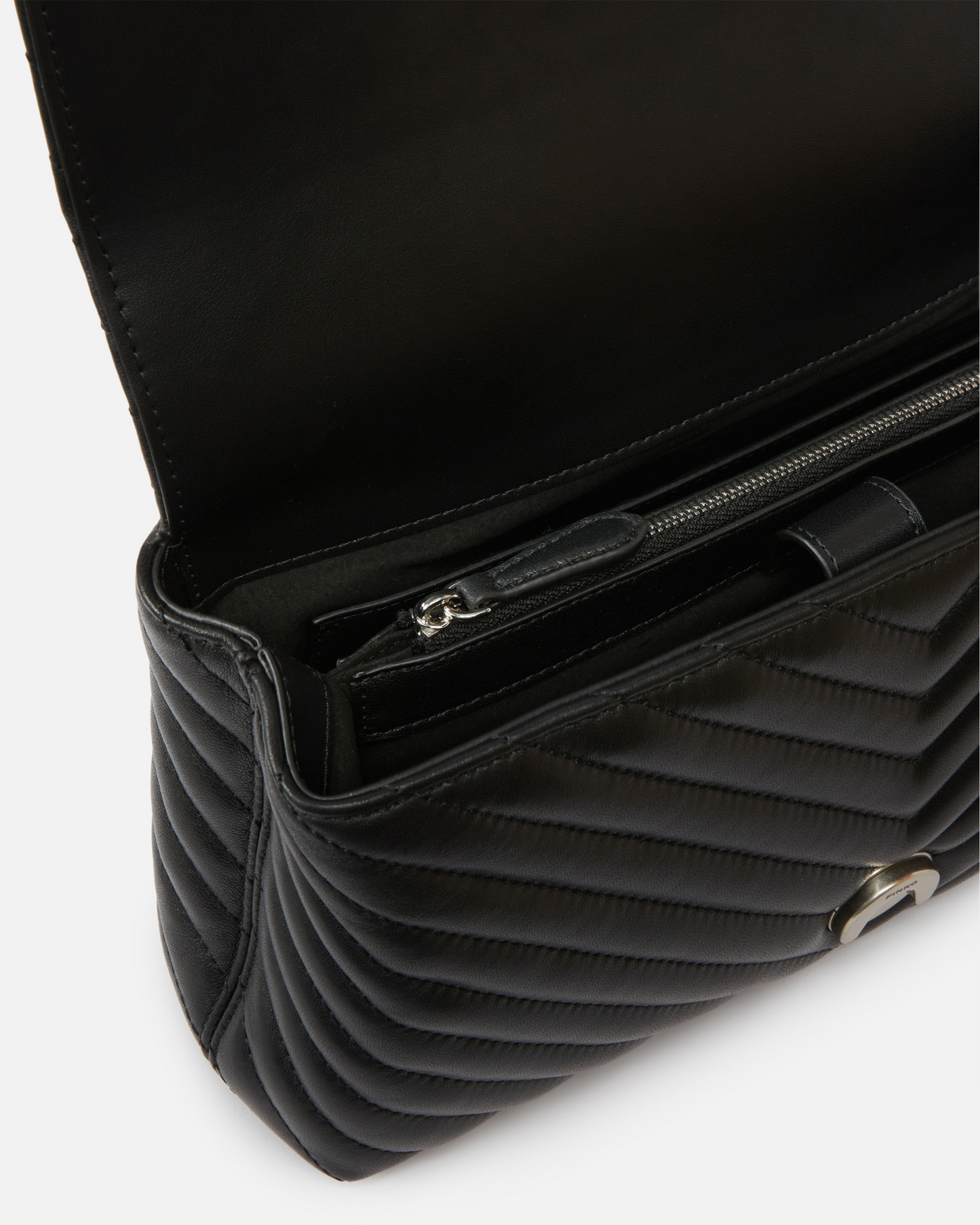 PINKO - Borsa a mano e tracolla Love Bag Puff nappa chevron