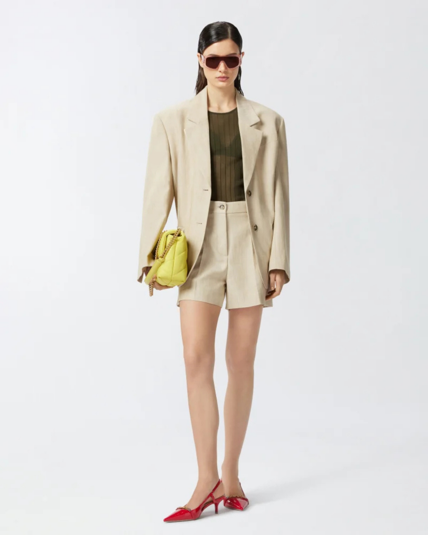PINKO - Shorts eleganti con tasche sui fianchi
