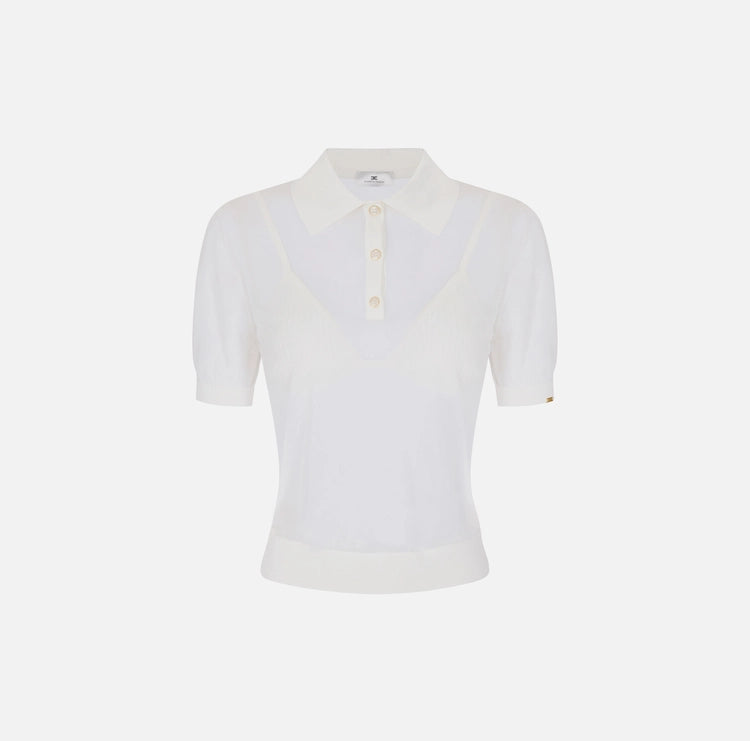 Polo in nylon con reggiseno