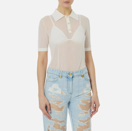 Polo in nylon con reggiseno