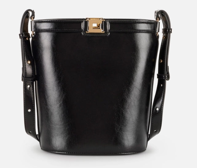 Borsa a Secchiello effetto pelle
