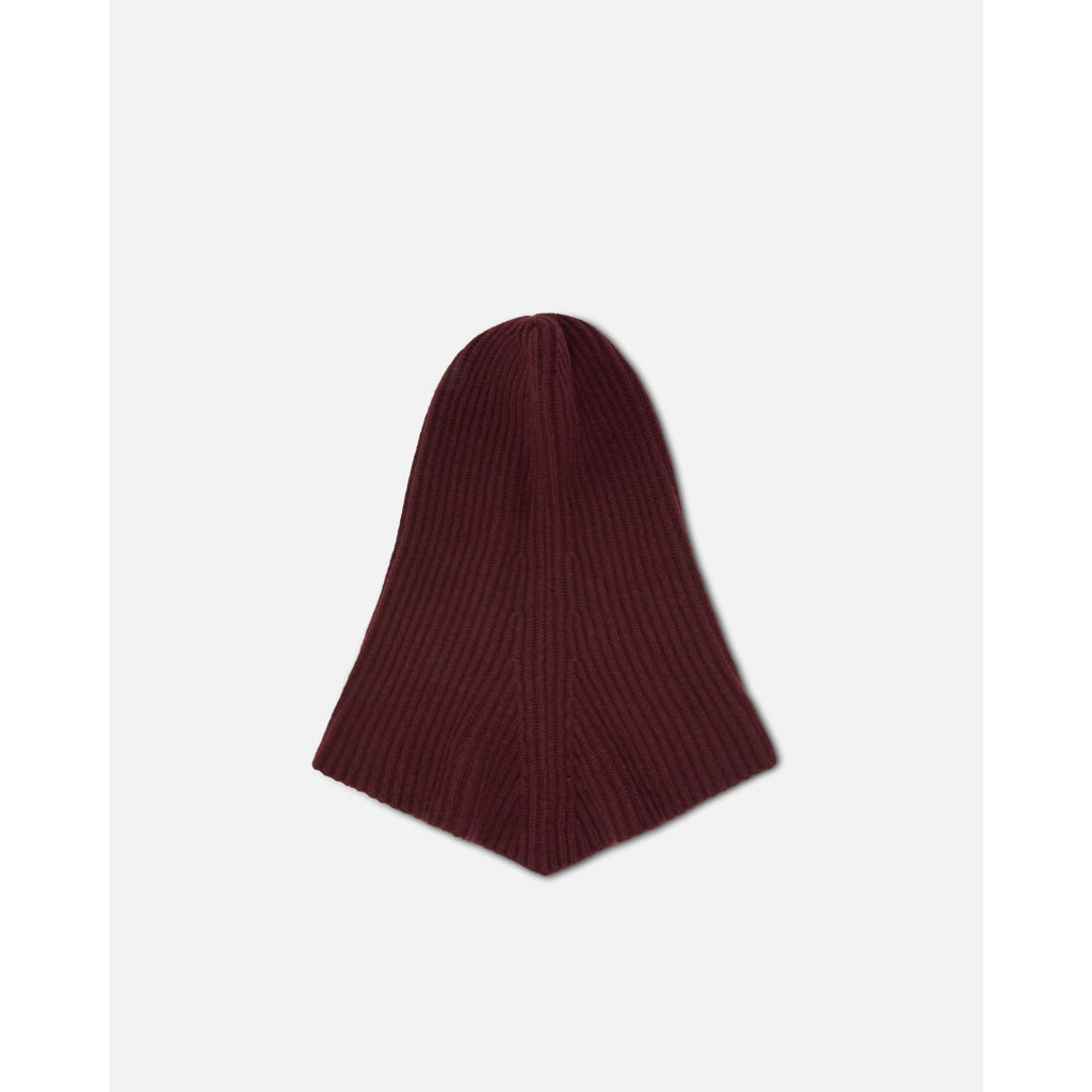 Balaclava a costine con coulisse