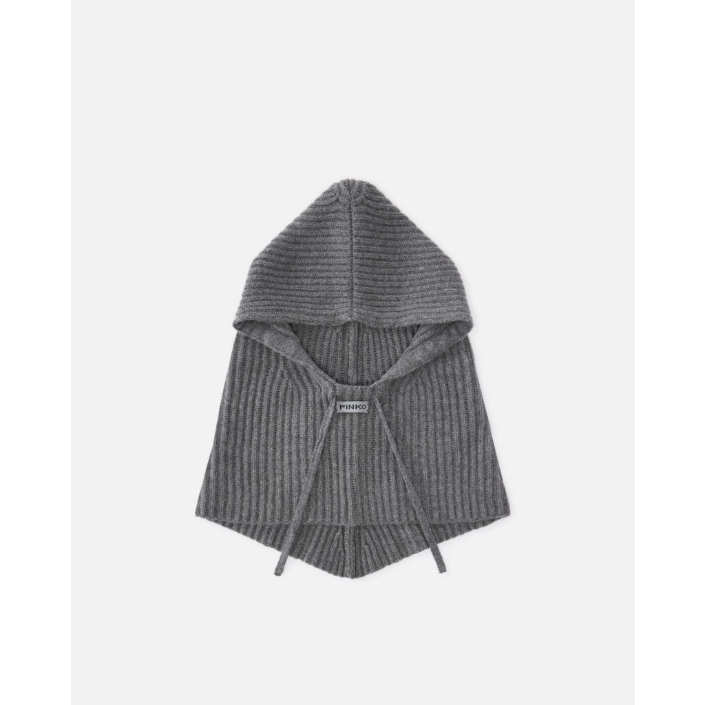 Balaclava a costine con coulisse