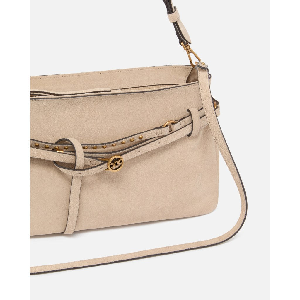 Borsa a spalla media Belt Bag in suede