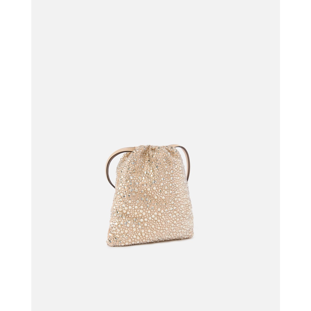 Bustina a spalla baby Slouchy Bag full strass