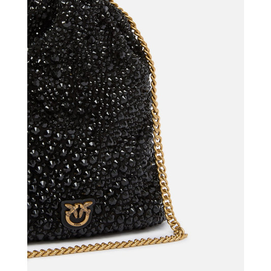 Bustina a spalla baby Slouchy Bag full strass