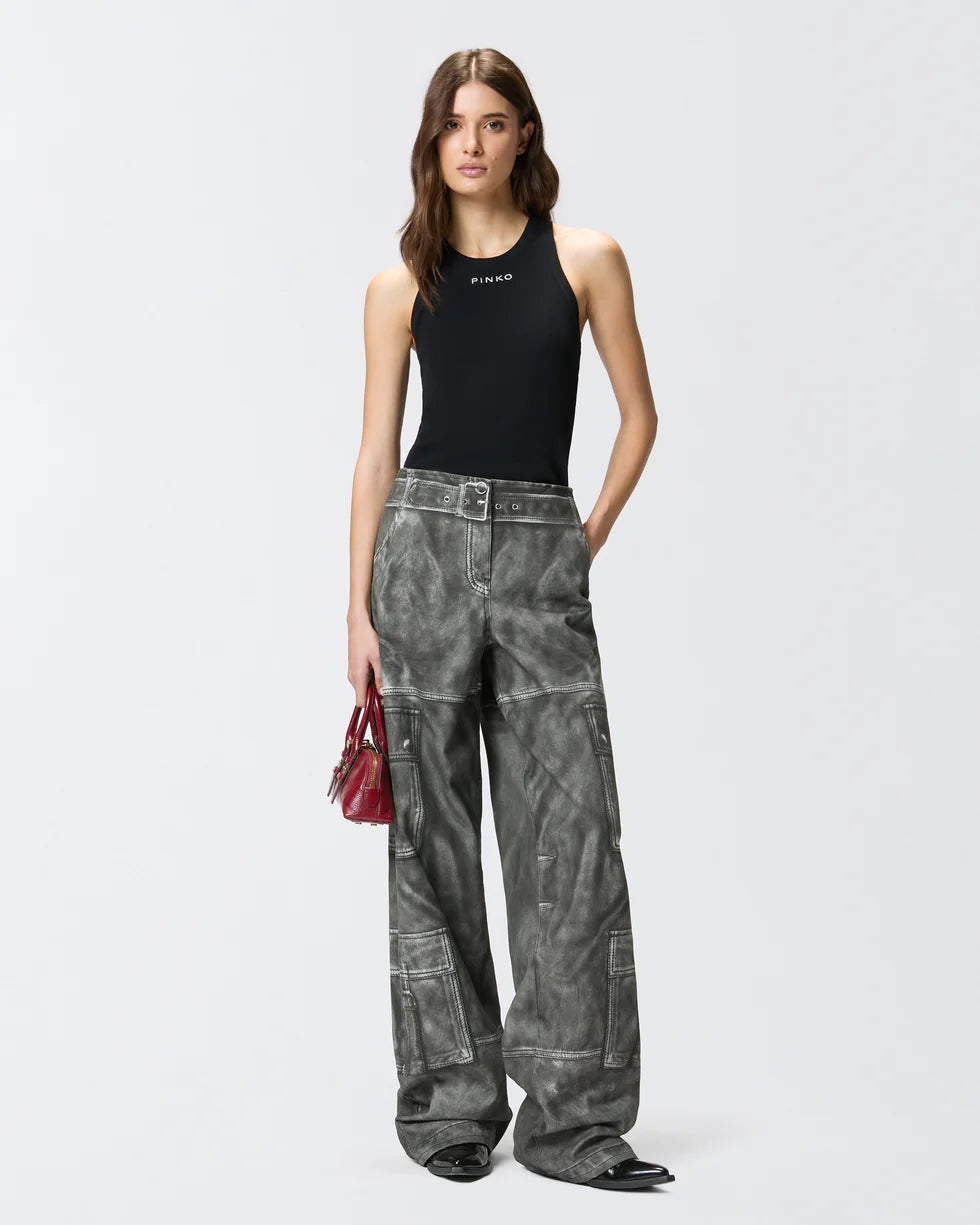 Tank top a costine