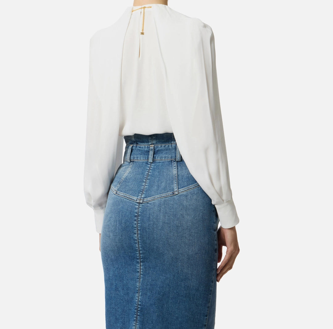 Blusa in georgette
